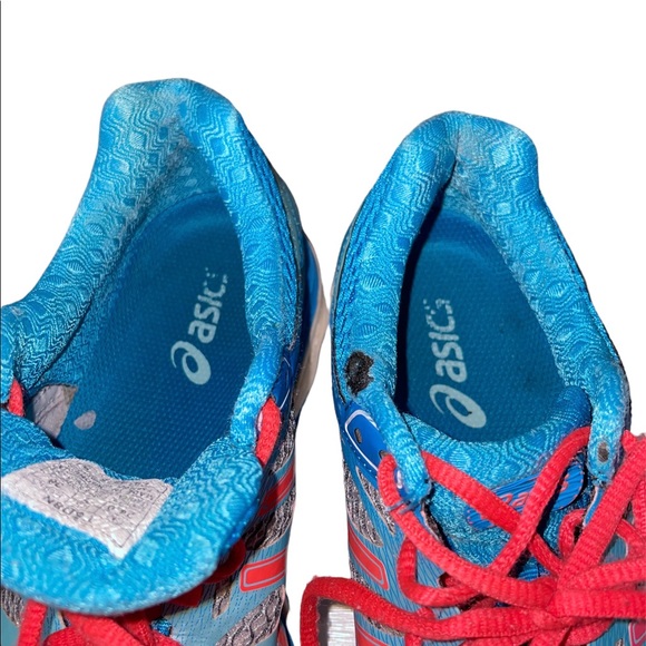 Asics Gel Cumulus 17 Women’s size 7 Silver Blue Pink Athletic Sneaker T5D8N - Picture 9 of 14